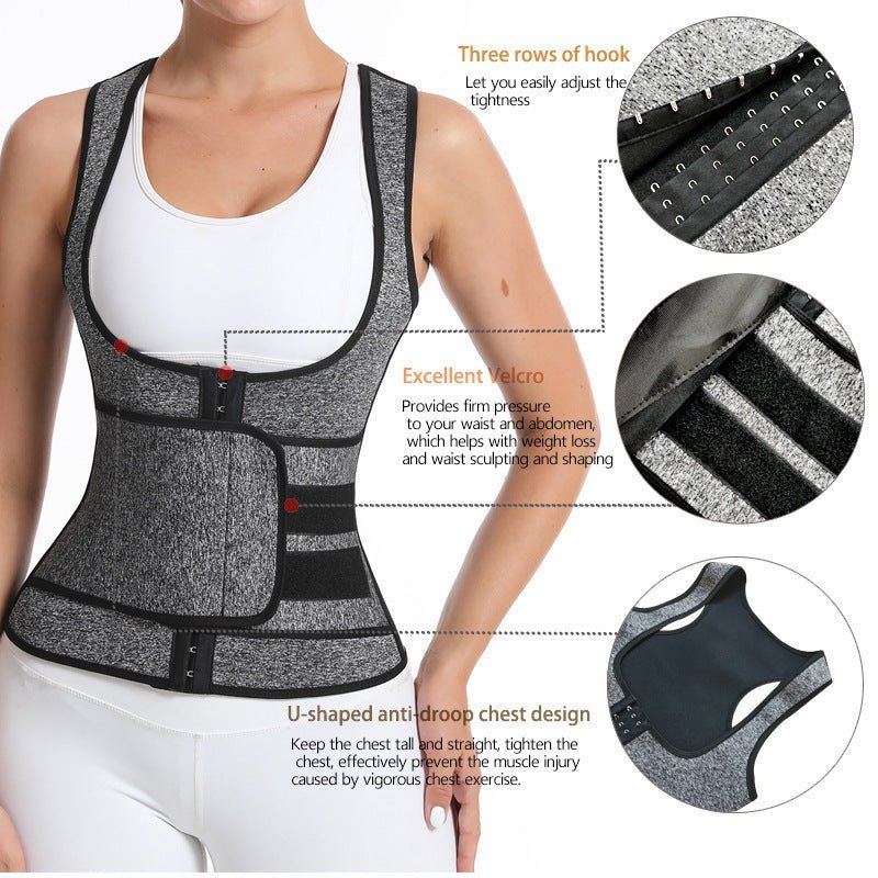 Ceinture amincissante en néoprène pour femme, idéale pour le sauna et la transpiration. - KaoKao