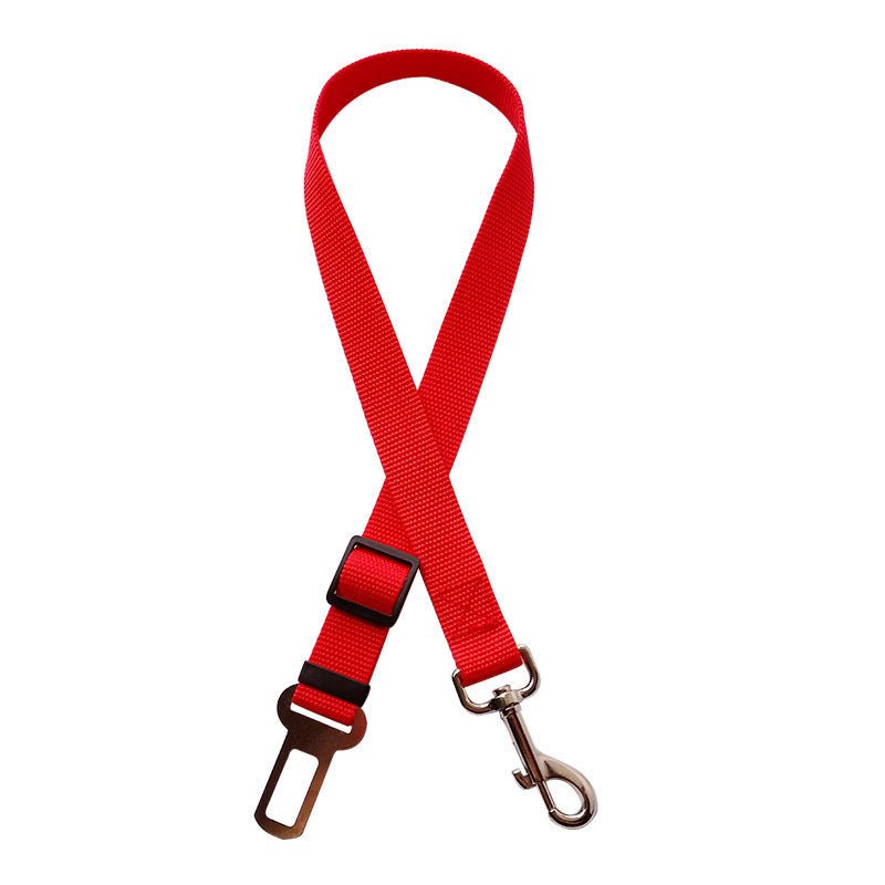 Ceinture de sécurité ajustable pour animaux de compagnie, harnais pour chien, clip de sécurité pour véhicule, traction, colliers pour chiens, accessoires pour animaux de compagnie. - KaoKao