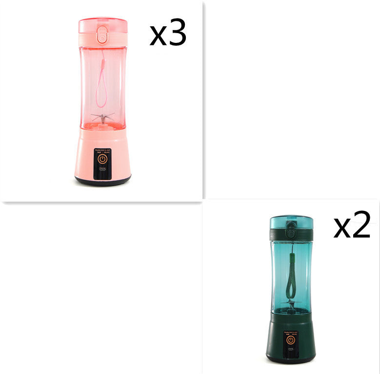 Extracteur de jus de fruits électrique portable sans fil, mixeur mini rechargeable par USB, machine à smoothie multifonction pour l'été, fournitures de cuisine.