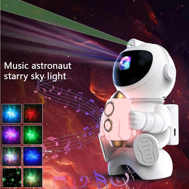Lampe de projection d'astronaute Bluetooth Audio XINGX Rocket Spaceman.