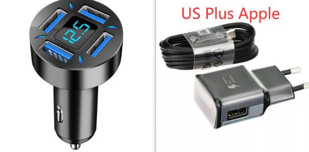 Chargeur de voiture à quatre ports 4 usb - KaoKao