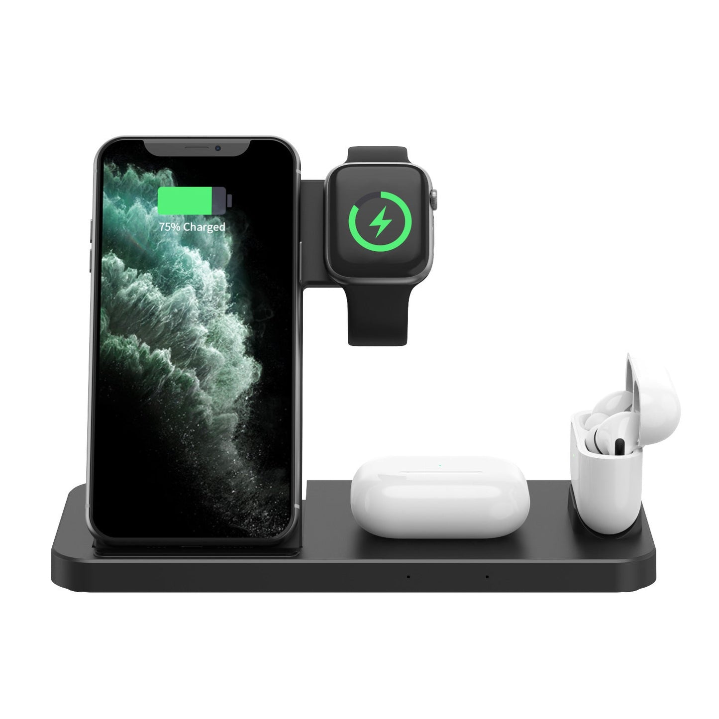 Chargeur sans fil Chargeur sans fil trois en un pour téléphones et montres - KaoKao
