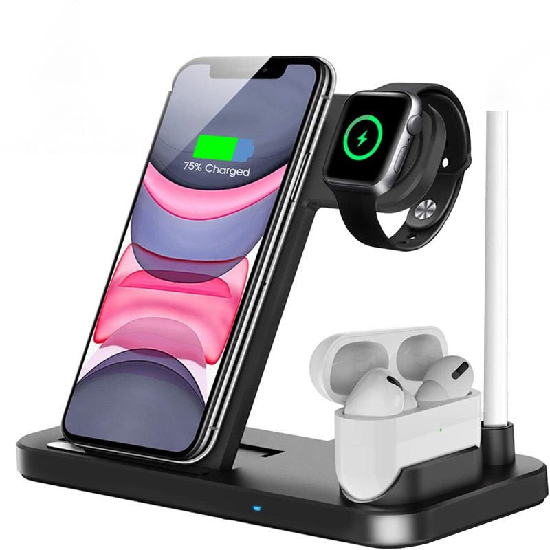 Chargeur sans fil pliable 4 - en - 1 à charge rapide 15w - KaoKao