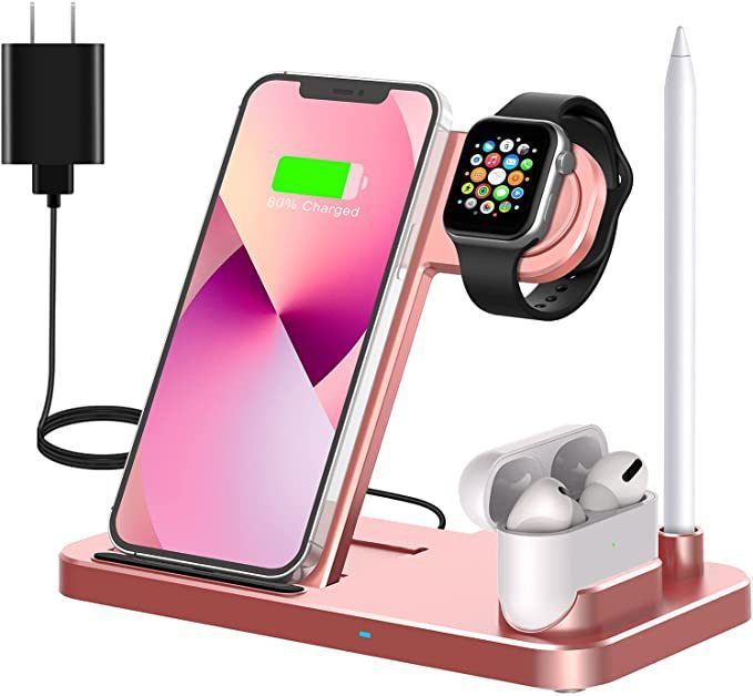 Chargeur sans fil pliable 4 - en - 1 à charge rapide 15w - KaoKao