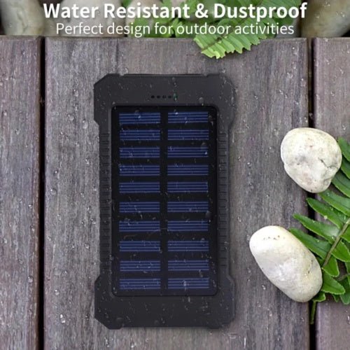 Chargeur solaire portable 2 ports USB avec lampes de poche LED 30 000 mAh - KaoKao