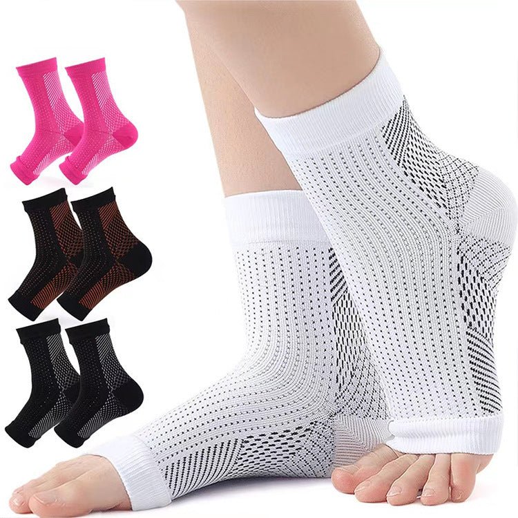 Chaussettes de fitness en plein air, chaussettes de compression avec protection des orteils - KaoKao