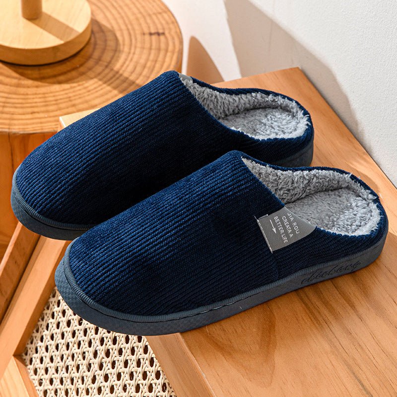Chaussons en coton résistants à l'usure et antidérapants pour intérieur. - KaoKao