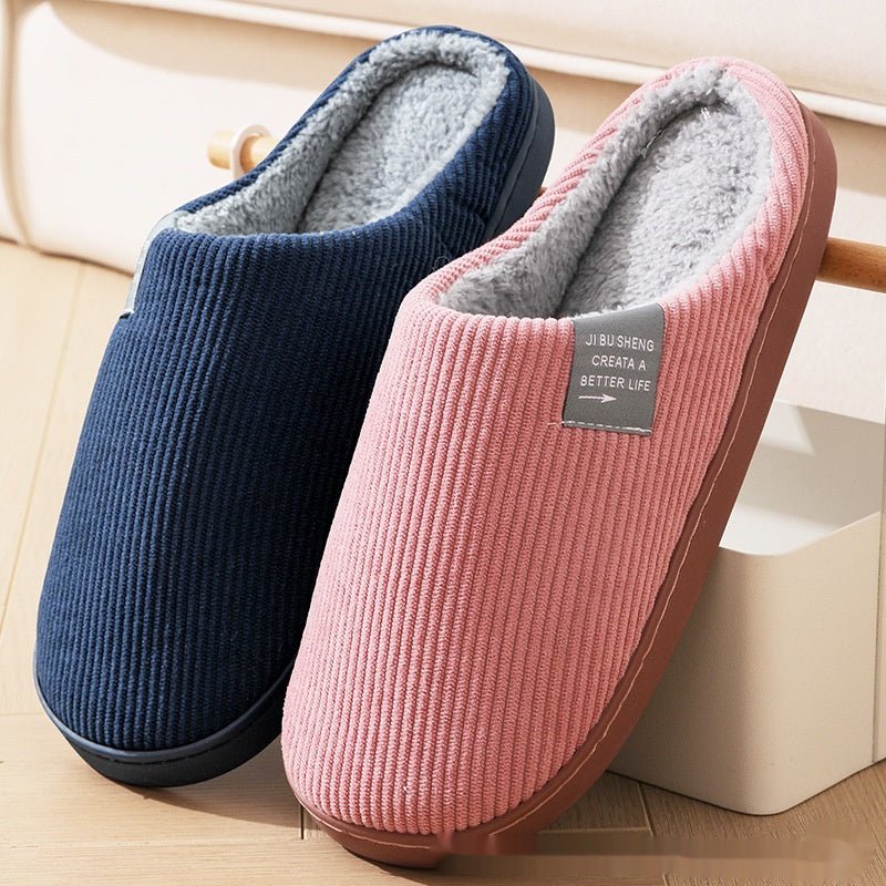 Chaussons en coton résistants à l'usure et antidérapants pour intérieur. - KaoKao