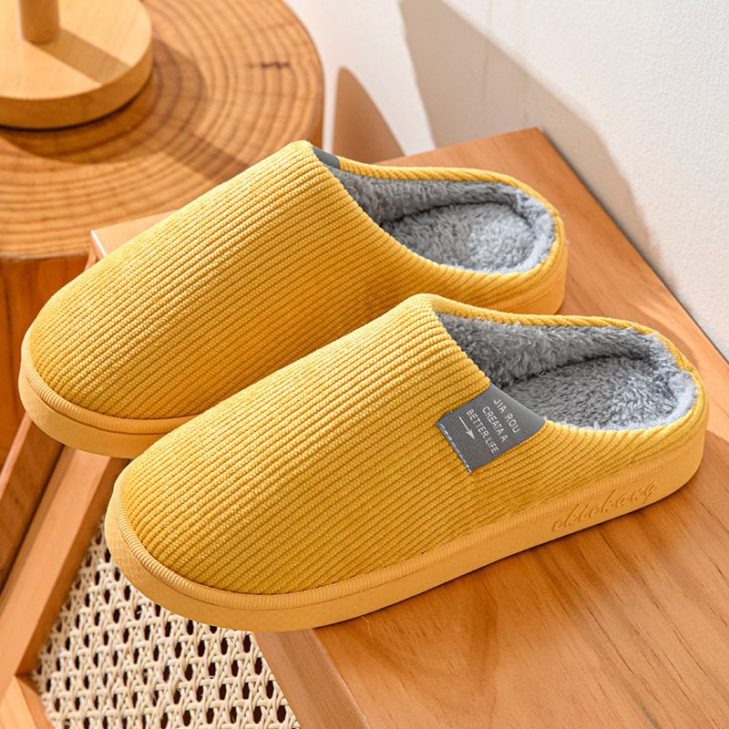 Chaussons en coton résistants à l'usure et antidérapants pour intérieur. - KaoKao