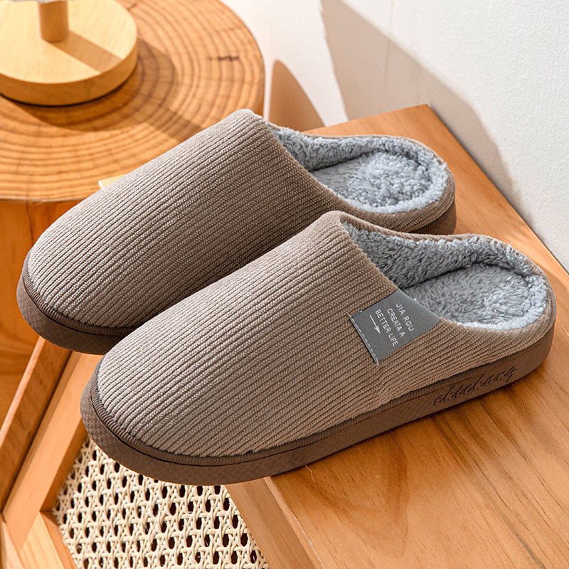 Chaussons en coton résistants à l'usure et antidérapants pour intérieur. - KaoKao