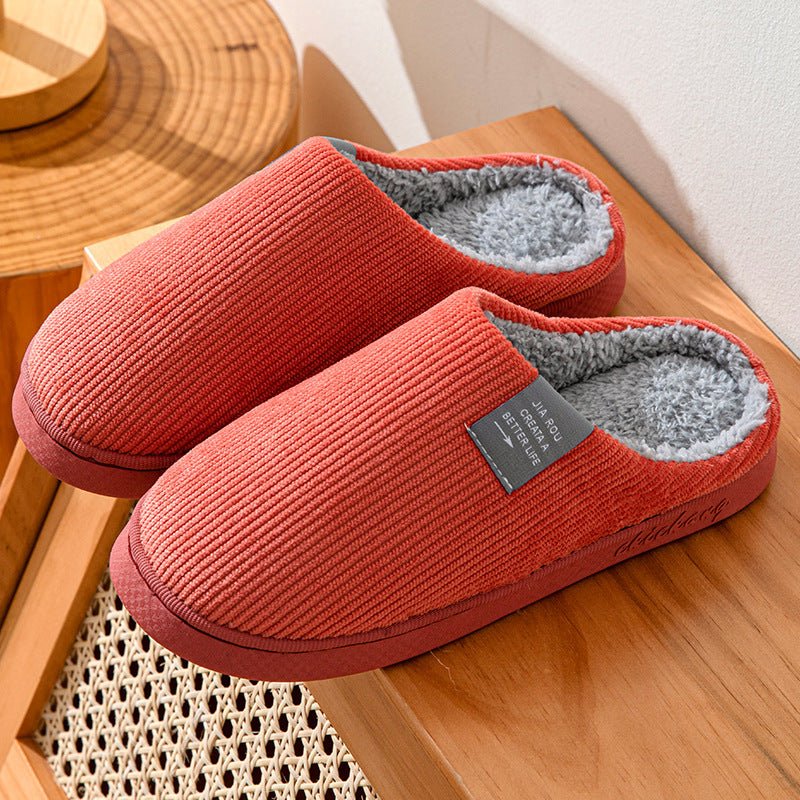 Chaussons en coton résistants à l'usure et antidérapants pour intérieur. - KaoKao
