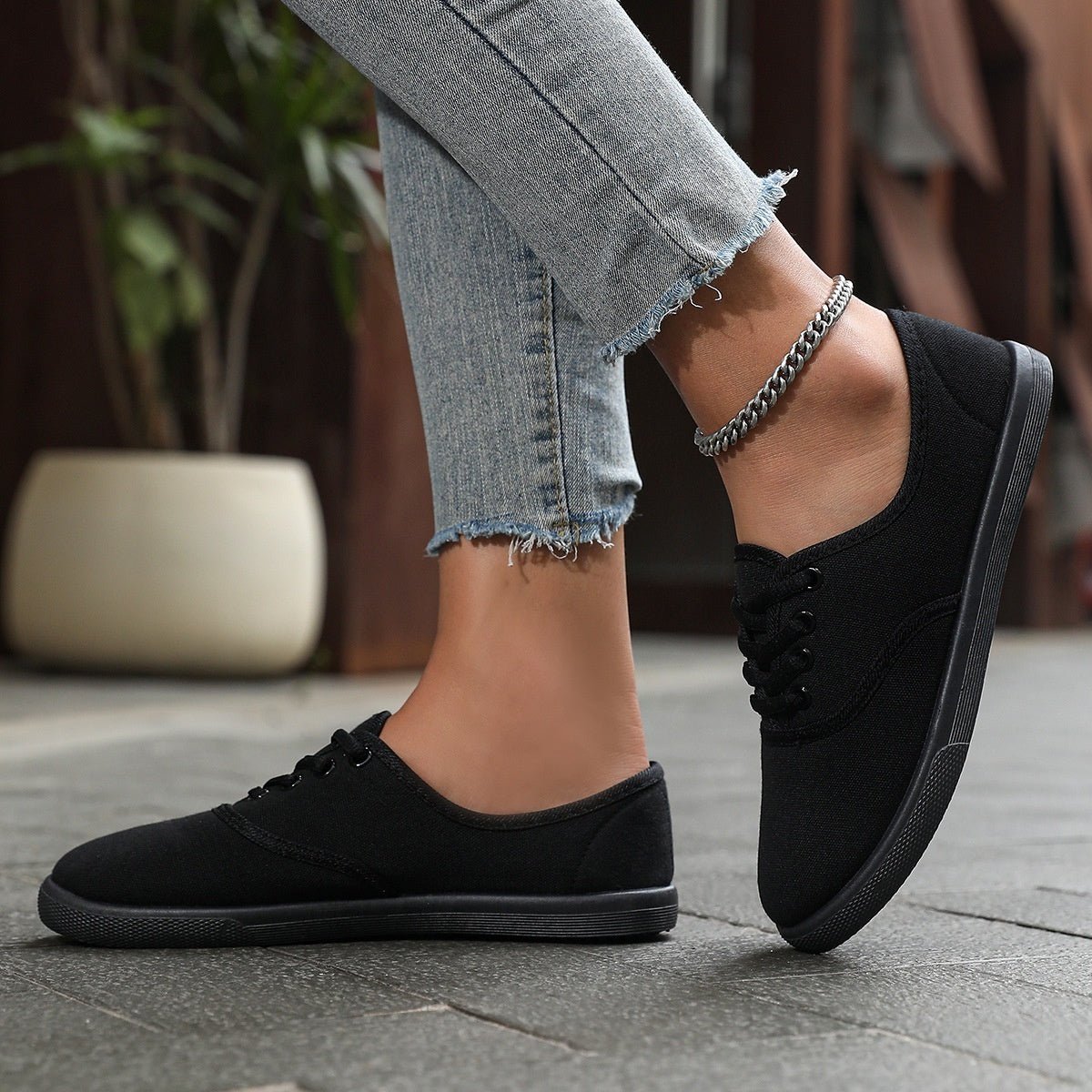 Chaussures blanches solides pour l'entraînement de course pour femmes - KaoKao