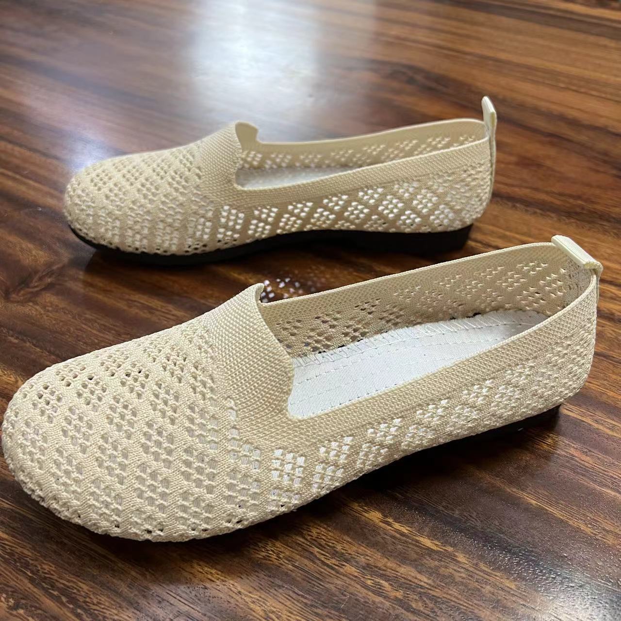 Chaussures décontractées pour femmes en maille respirante Slip - on Fly - kit - KaoKao