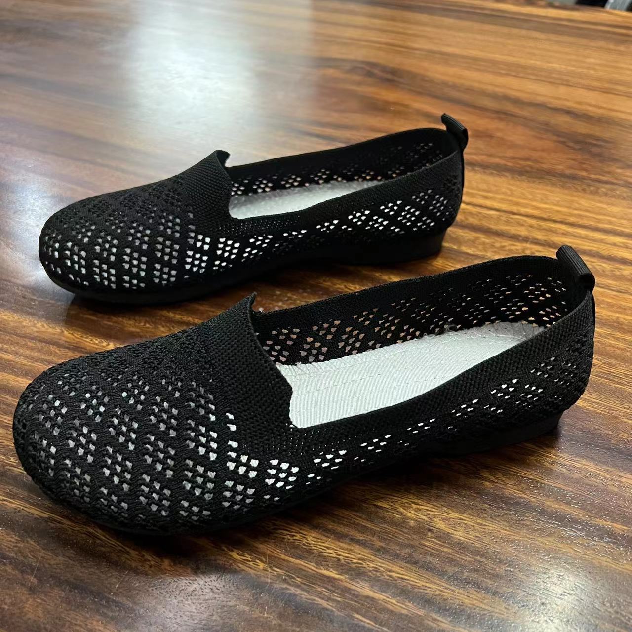 Chaussures décontractées pour femmes en maille respirante Slip - on Fly - kit - KaoKao
