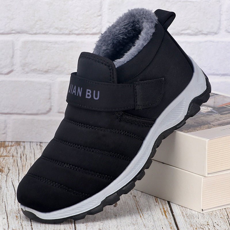 Chaussures en coton traditionnelles de Pékin pour hommes, doublées en polaire et épaissies. - KaoKao