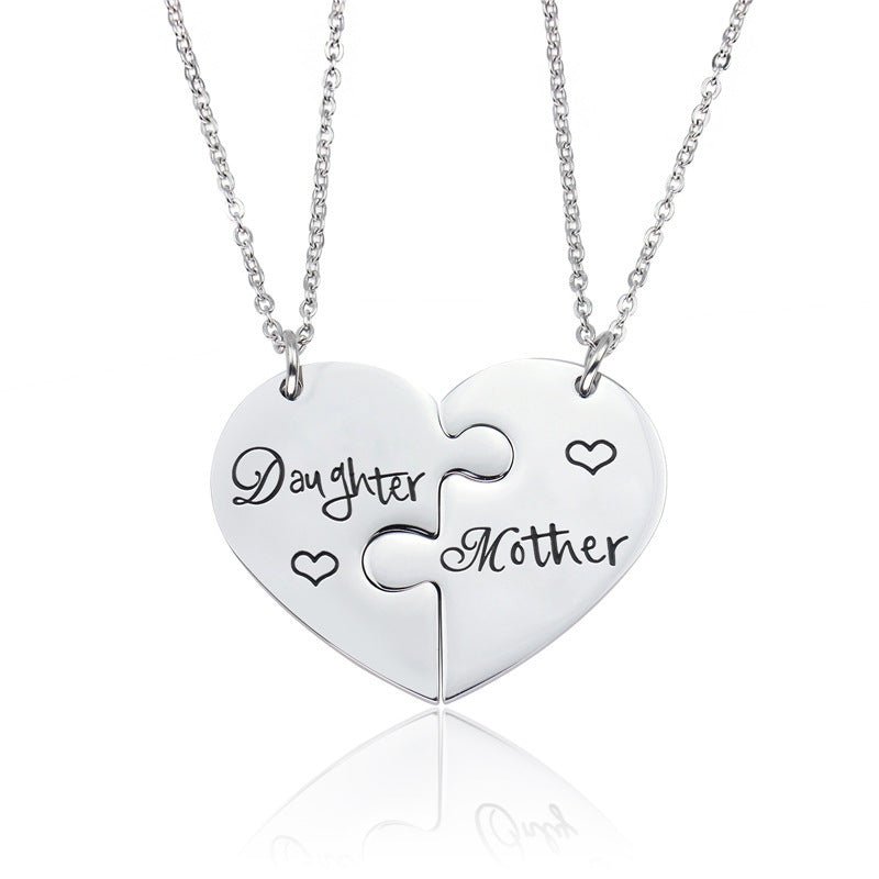Collier pendentif en acier inoxydable et titane - KaoKao
