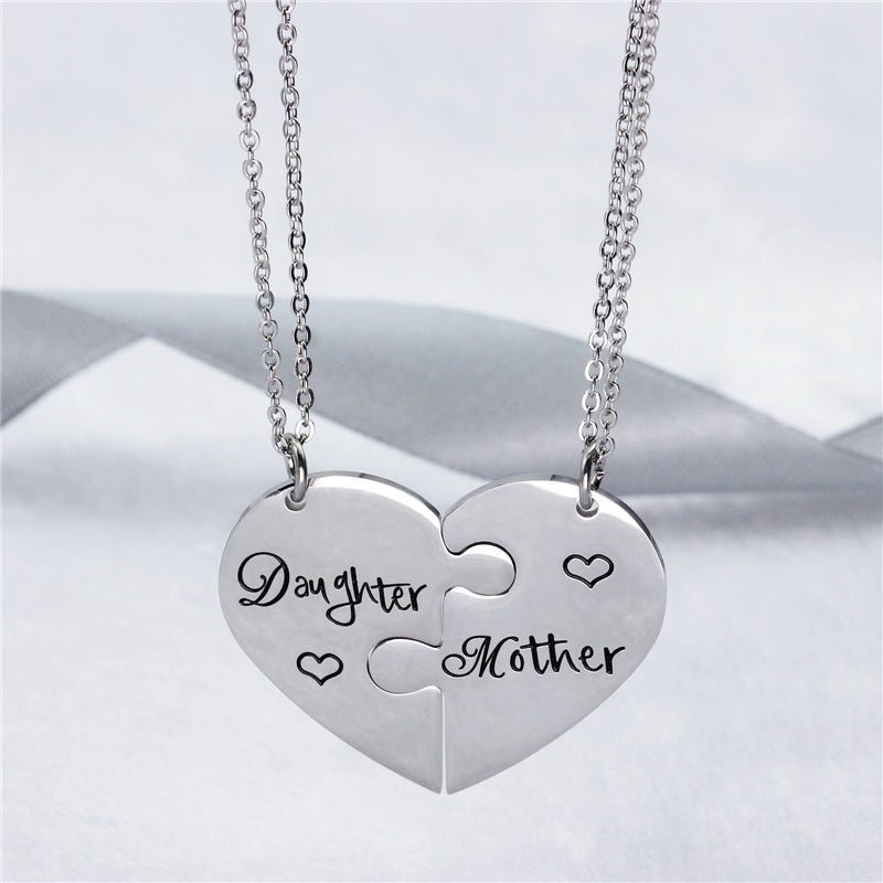Collier pendentif en acier inoxydable et titane - KaoKao