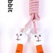 Corde à sauter pour enfants avec manche en bois de dessin animé - KaoKao