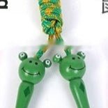 Corde à sauter pour enfants avec manche en bois de dessin animé - KaoKao