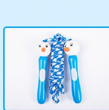 Corde à sauter pour enfants avec manche en bois de dessin animé - KaoKao
