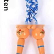 Corde à sauter pour enfants avec manche en bois de dessin animé - KaoKao
