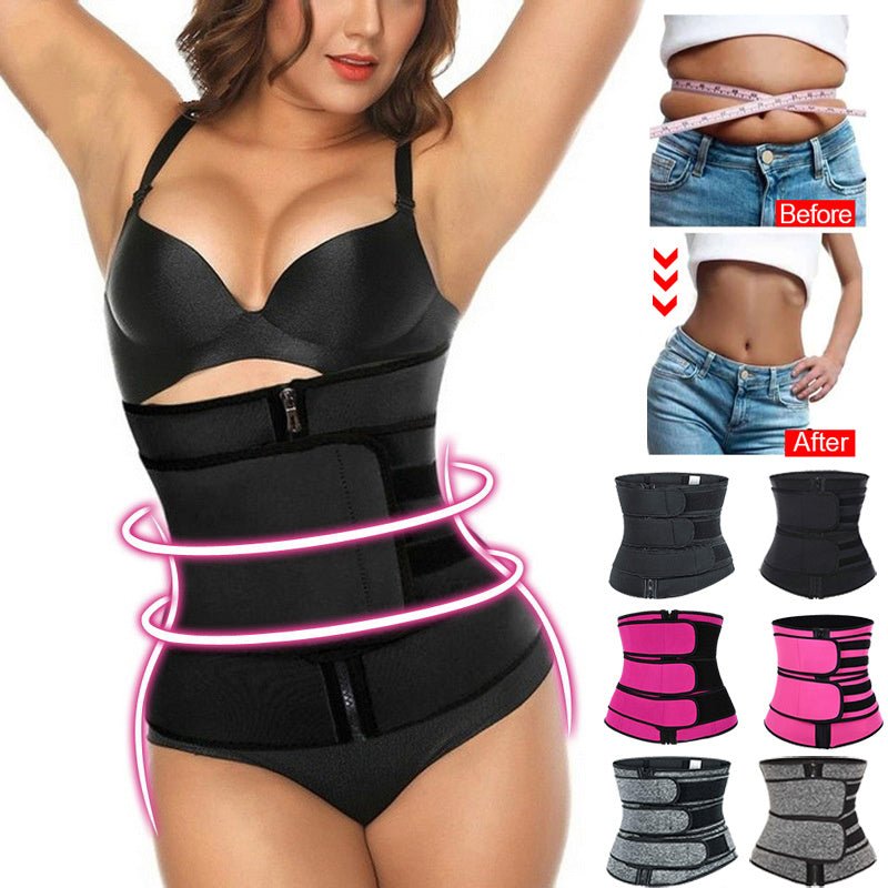 Corset amincissant pour femme, vêtement de sudation, gaine amincissante, 2 ou 3 ceintures - KaoKao