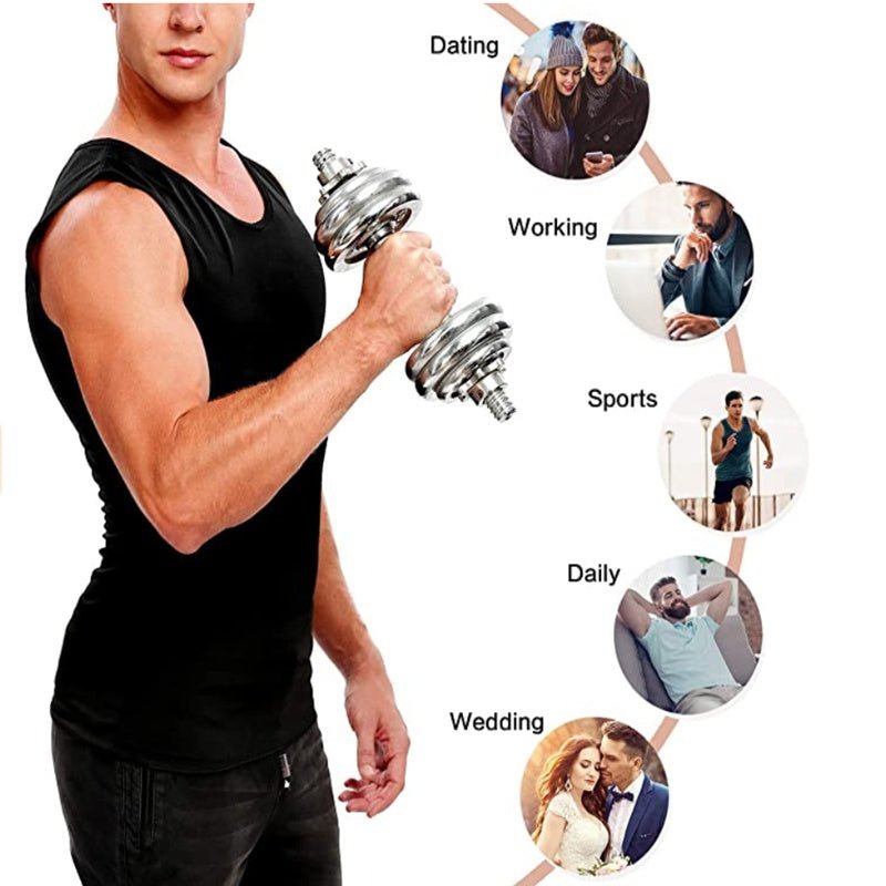 Corset de fitness pour homme, vêtement de maintien de la chaleur, gilet de sudation, body gainant - KaoKao