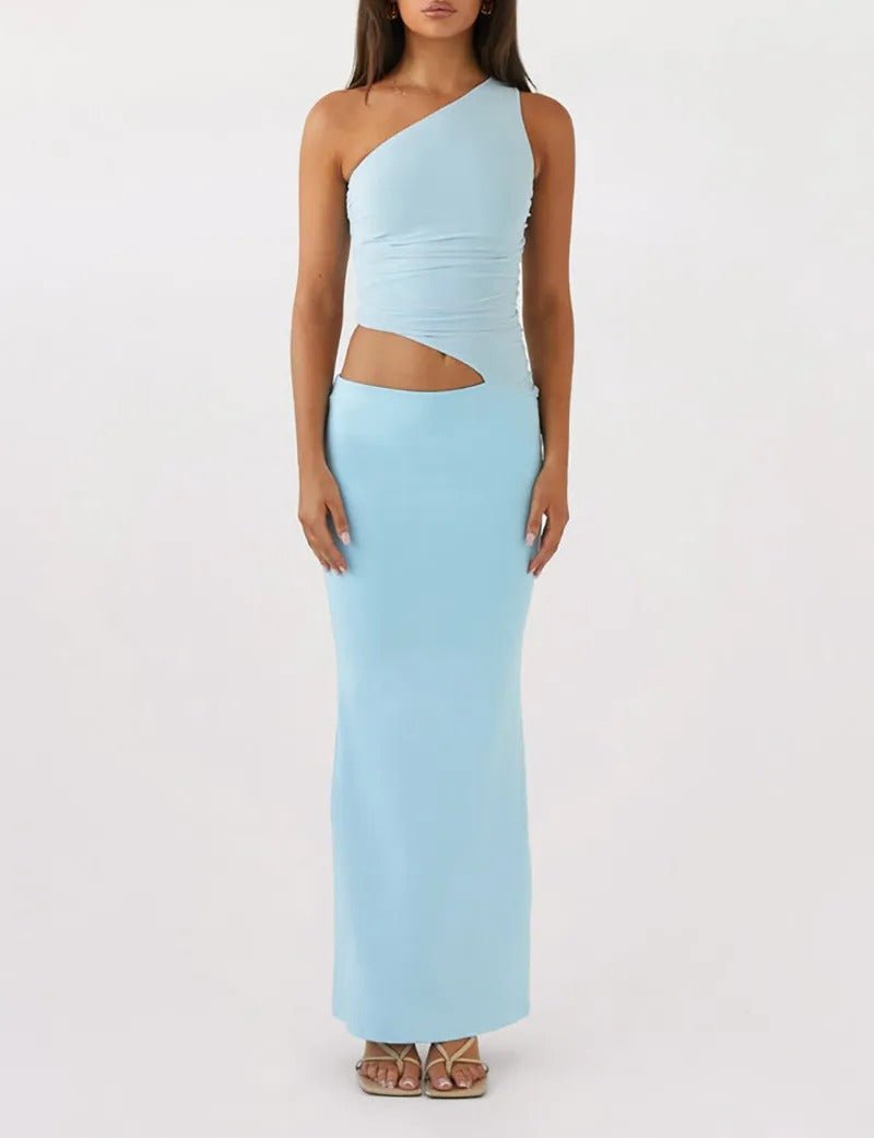 Costume de couleur unie européen et américain, coupe ajustée, confortable et tendance pour femme - KaoKao