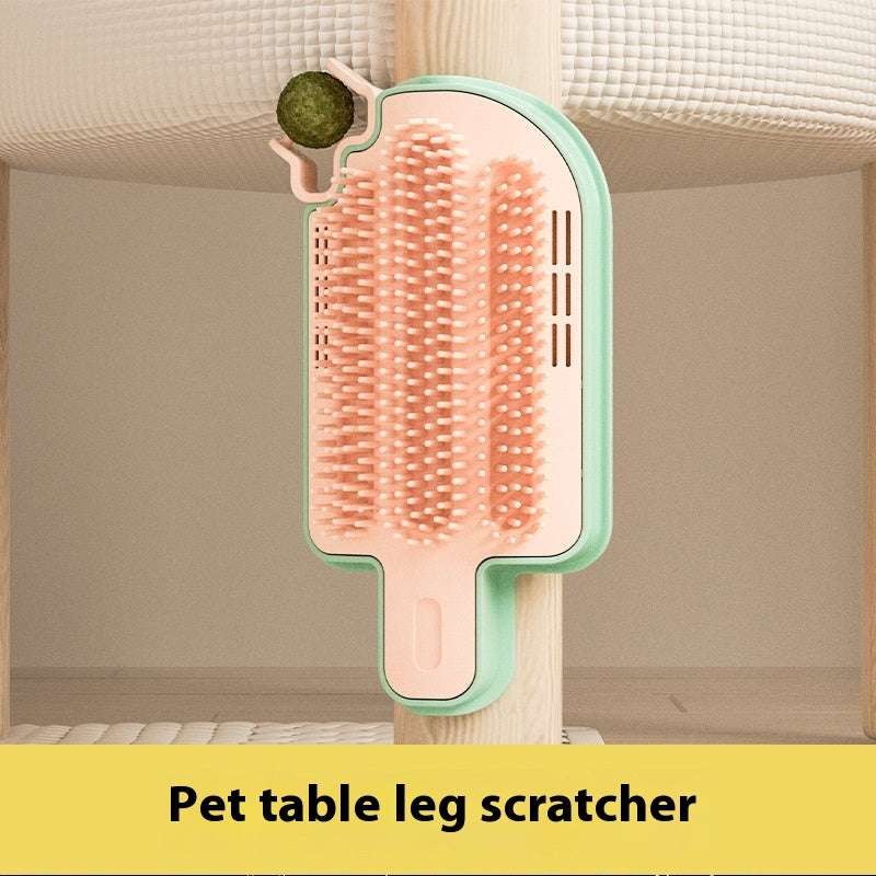 Dispositif de démangeaison de crème glacée avec jouet pour chat à teaser en menthe.