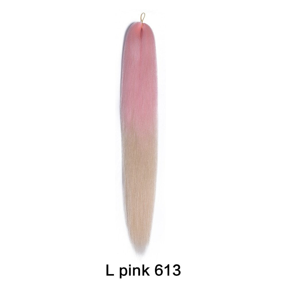 Kani Karen Silk Fibre chimique Perruque Tresse Extension de cheveux tressés Bloc de traction Grande tresse