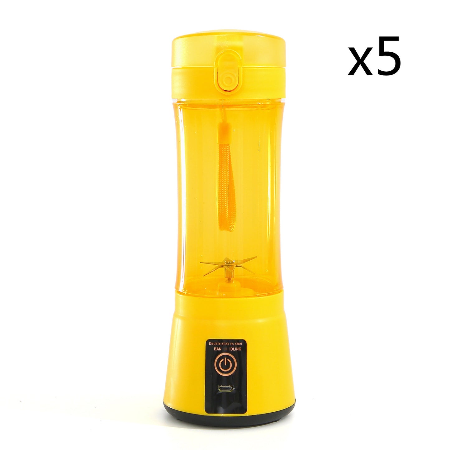 Extracteur de jus de fruits électrique portable sans fil, mixeur mini rechargeable par USB, machine à smoothie multifonction pour l'été, fournitures de cuisine.