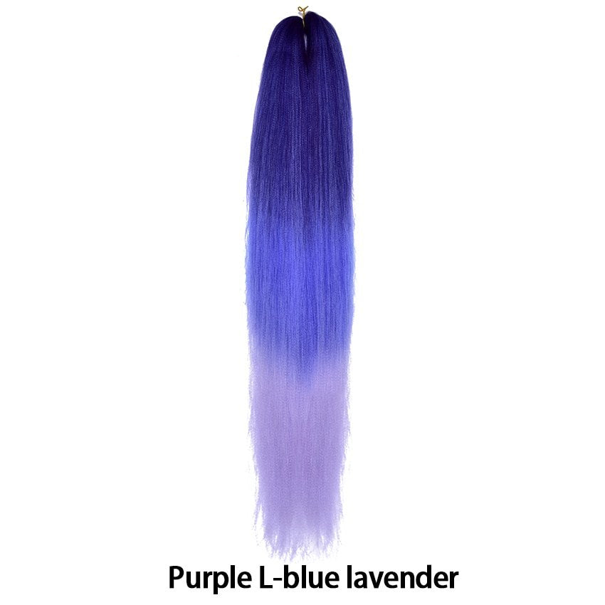 Kani Karen Silk Fibre chimique Perruque Tresse Extension de cheveux tressés Bloc de traction Grande tresse