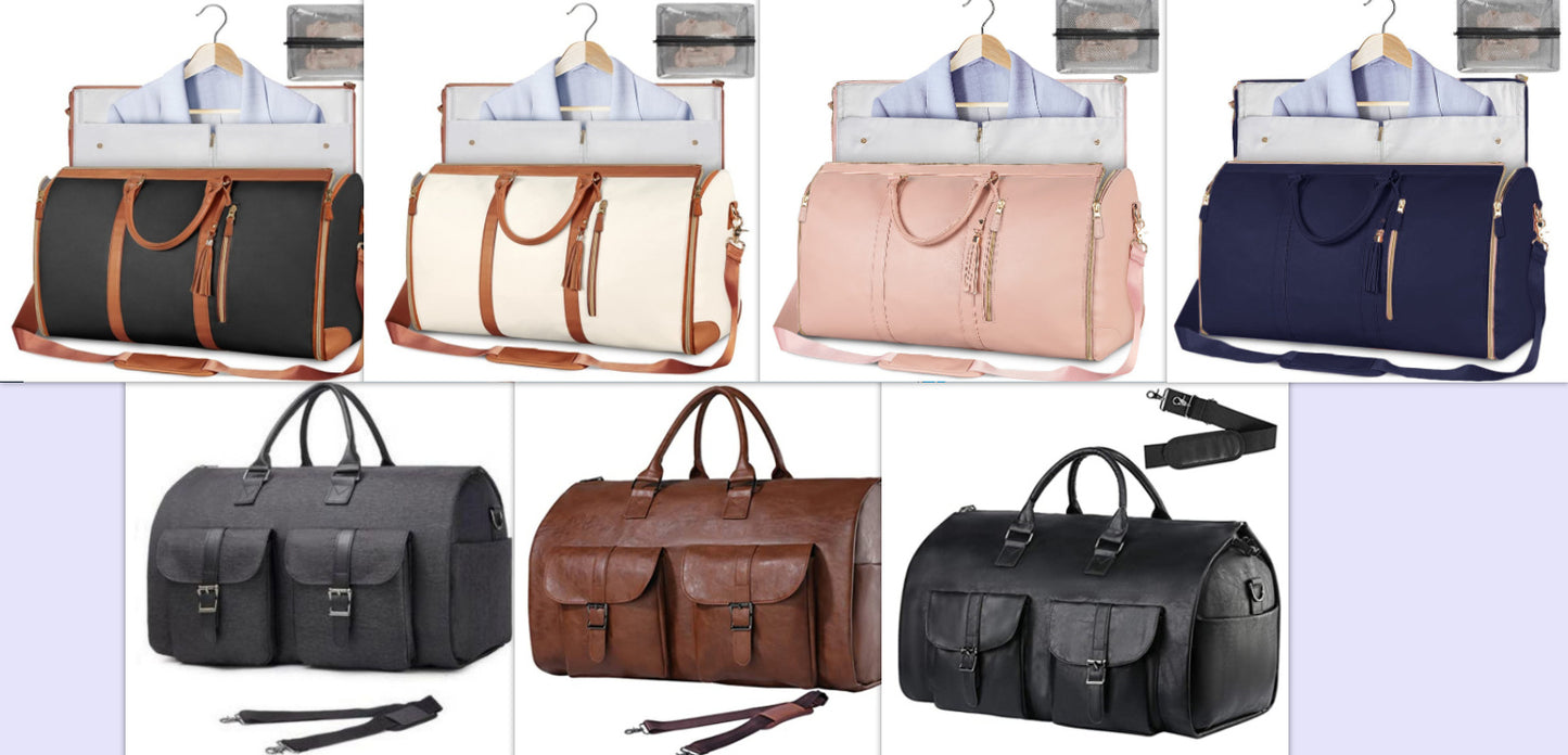Grand sac de voyage à capacité élevée, sac à main pour femmes, sac à costume pliable, sacs à vêtements imperméables.