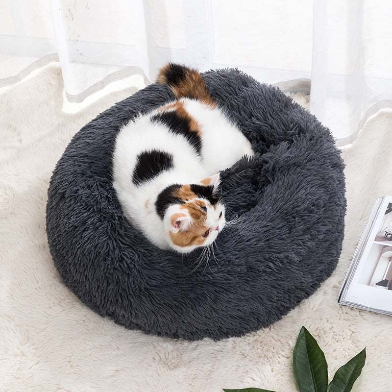 Lit pour animaux de compagnie chaud d’hiver Fournitures pour animaux de compagnie Lit pour animaux de compagnie pour chats
