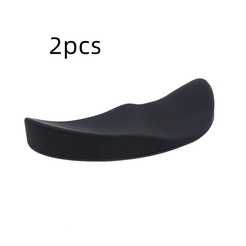 Repose-poignet ergonomique pour souris, tapis de souris en gel silicone antidérapant, support de repose-poignet en forme de flux, tapis de souris pour ordinateur, accessoires pour PC de bureau et de jeu.