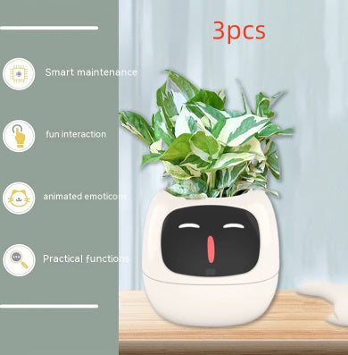 Planificateur Intelligent Amusement Inépuisable Plus de 49 Expressions Riches 7 Capteurs Intelligents et Puces AI Facilitent et Rendent Agréable la Culture des Plantes