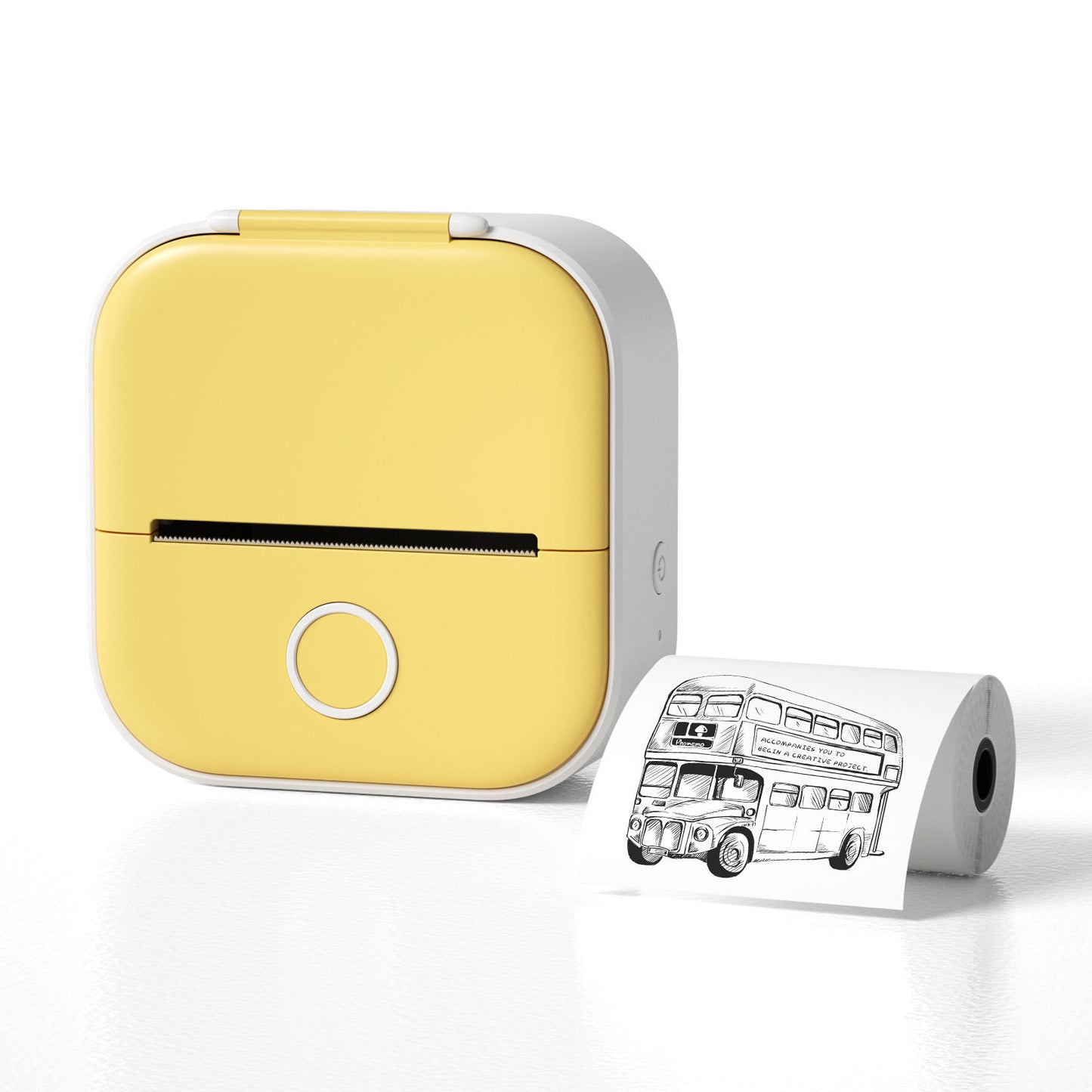 Imprimante thermique portable mini pour étiquettes, imprimante photo domestique, imprimante pour étudiants, imprimante de questions erronées, imprimante d'étiquettes mini compatible Bluetooth, étiquettes de prix.