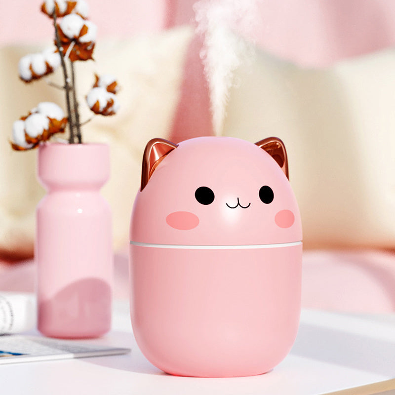 Humidificateur d'aromathérapie silencieux USB avec lumière ambiante