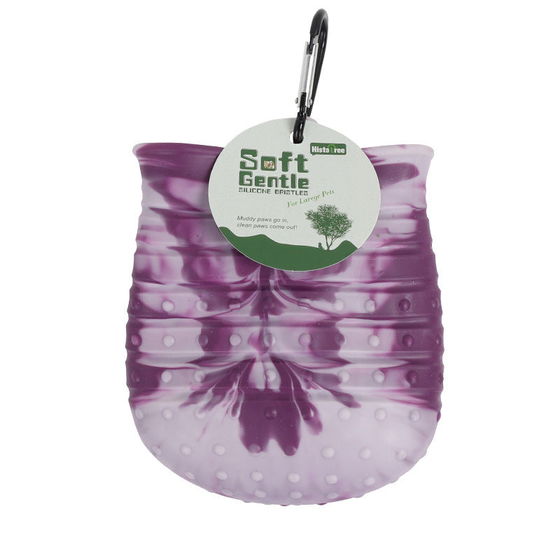 2 en 1 brosse de nettoyage des pattes de chien brosse de nettoyage des pattes de chien douce tasse de nettoyage des pattes de chien portable brosse de nettoyage des pattes seau de nettoyage des pieds produits pour animaux de compagnie