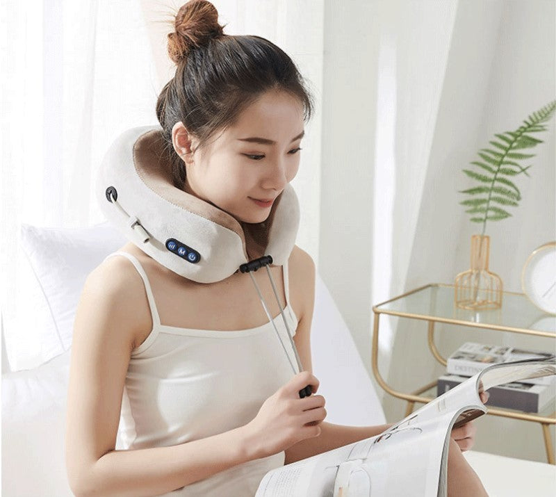 Appareil de massage électrique en forme de U pour le cou, dispositif de massage du cou, masseur cervical pour la relaxation du corps.