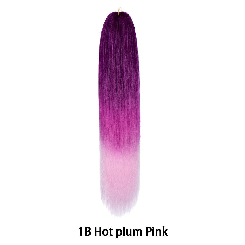 Kani Karen Silk Fibre chimique Perruque Tresse Extension de cheveux tressés Bloc de traction Grande tresse