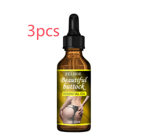 Huile de soin pour les fesses, massage raffermissant pour les fesses volumineuses.