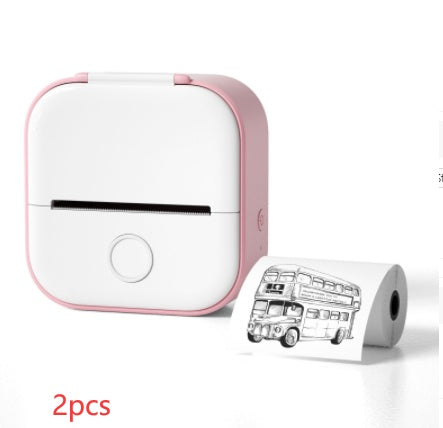Imprimante thermique portable mini pour étiquettes, imprimante photo domestique, imprimante pour étudiants, imprimante de questions erronées, imprimante d'étiquettes mini compatible Bluetooth, étiquettes de prix.