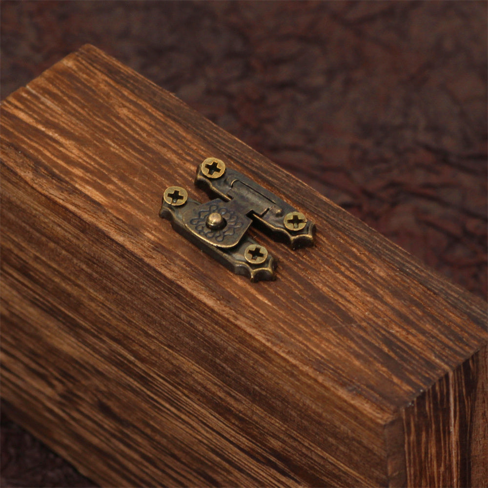 Coffret en bois massif vintage pour colliers, pendentifs, bracelets et autres coffrets cadeaux personnalisés