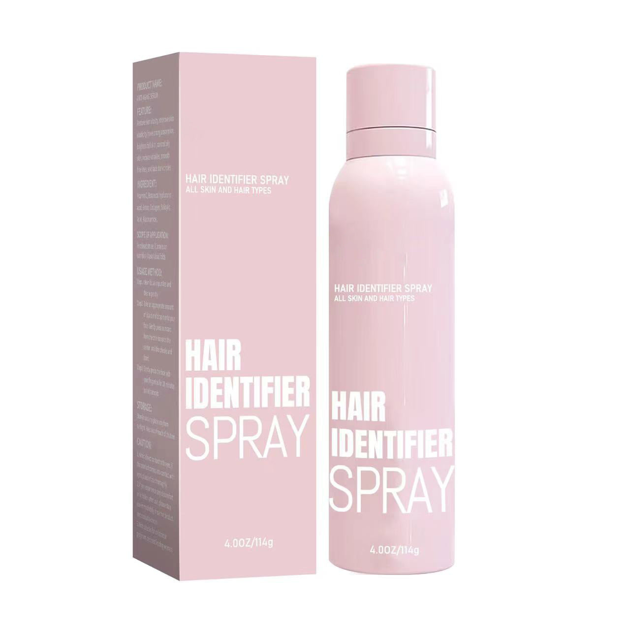 Spray identifiant de cheveux pour le rasage du visage, spray hydratant dermaplaner pour les soins de la peau lors du rasage du visage.