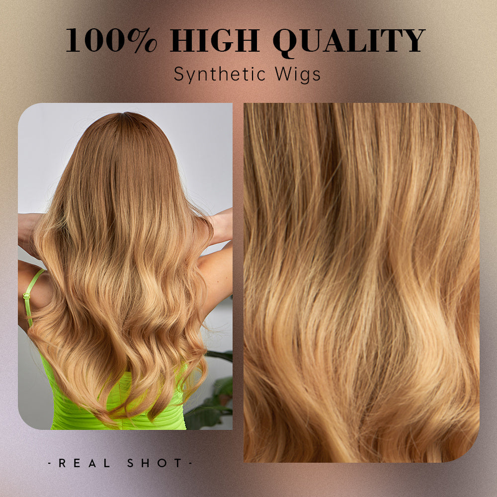 Perruque en fibre chimique tendance pour femme