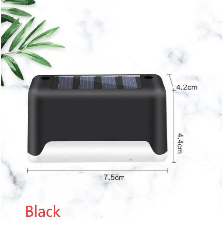 Nouvelle lampe de clôture solaire LED étanche à mise à niveau, lumières de terrasse solaires, lumière de marche solaire extérieure pour patio, escaliers, jardin, allée, pas de jardin.