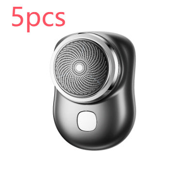 Rasoir électrique portable mini sans fil rechargeable USB, rasoir humide et sec, sans douleur, machine de petite taille pour le rasage des hommes.