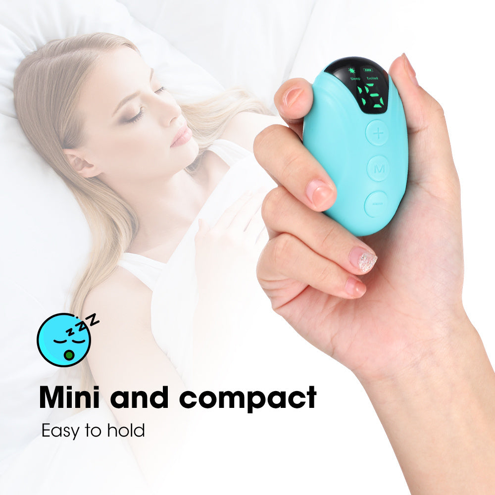 Appareil d'aide au sommeil à micro-courant portatif intelligent pour soulager l'anxiété, la dépression, le sommeil rapide, thérapie du sommeil, appareil pour l'insomnie