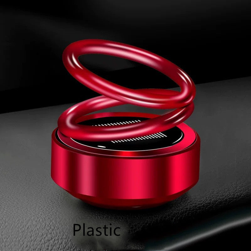 Parfum de désodorisant d'air pour voiture à rotation solaire